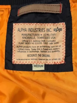 Online Alpha industries pilottitakki