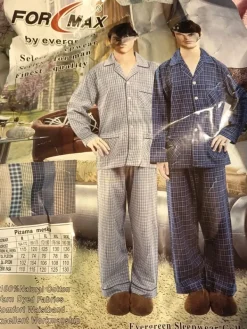 Best FOR MAX Bawełniana piżama męska