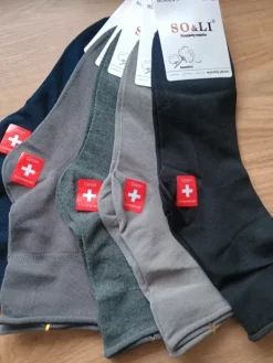 Hot Bawełniane skarpety męskie 39 do 43 5 par bezuciskowa