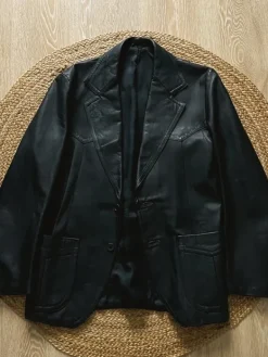 Best No Label black leather jacket