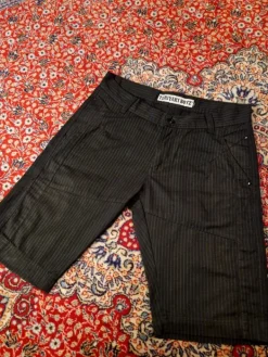 Sale Teriyaki Boys Black Pinstripe Men's Bermuda Shorts