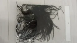 Hot No Label Black rose/feather pin