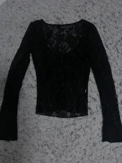 Online Black tie-up top