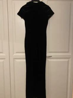 Clearance H&M Divided Black velvet jumpsuit