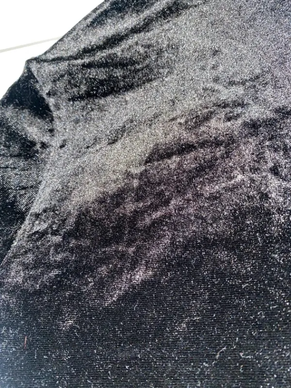 Clearance H&M Divided Black velvet jumpsuit