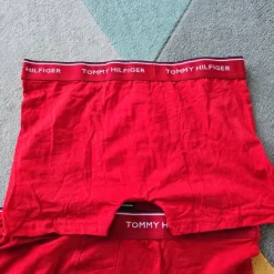 Online Bokserki męskie Tommy Hilfiger 3pack rozmiar m czerwone