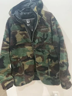 Online Brandit Teddyfleece jakke Woodland – str. M (ny)