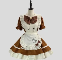 Discount Lolita Brown Maid dress
