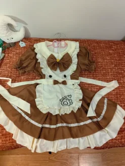 Discount Lolita Brown Maid dress
