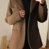 Outlet Brown wool jacket /blazer