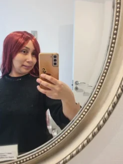 New Brun paryk brown redish wig cosplay shiny kushina