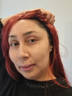 New Brun paryk brown redish wig cosplay shiny kushina