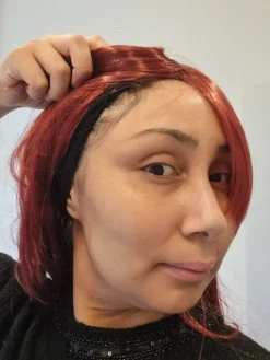 New Brun paryk brown redish wig cosplay shiny kushina