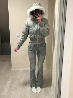 Calvin Klein fur jacket, bomber