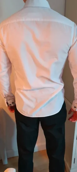 Sale Celion tyylikäs miesten valkoinen paitapusero