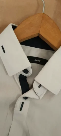 Sale Celion tyylikäs miesten valkoinen paitapusero