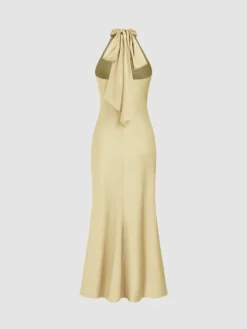 Hot Cider satin dress