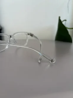 Clearance CHROME Clear and Silver tyyliset Hearts lasit