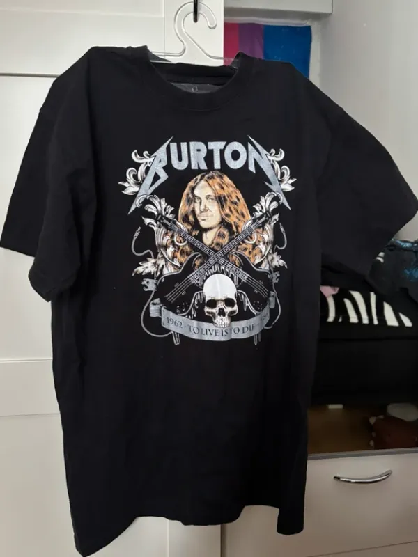 New Metallica Cliff Burton T-paita