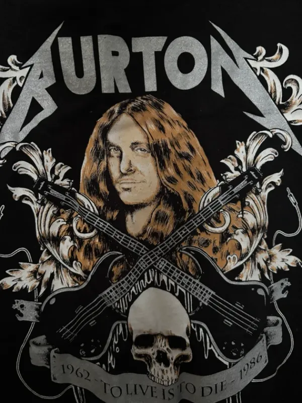 New Metallica Cliff Burton T-paita