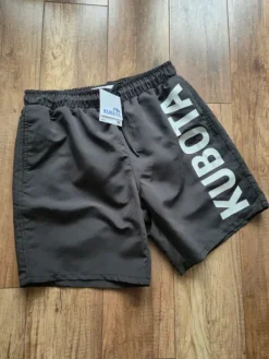 Best Kubota Czarne męskie szorty kąpielowe M