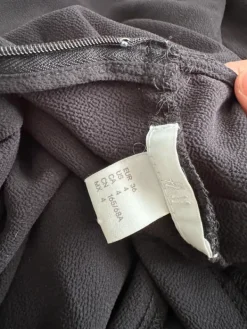 Discount H&M Czarny długi efektowny kombinezon z wycięciem V wow efekt impreza wesele