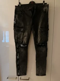 Hot Dromedar - miesten mustat rockfarkut