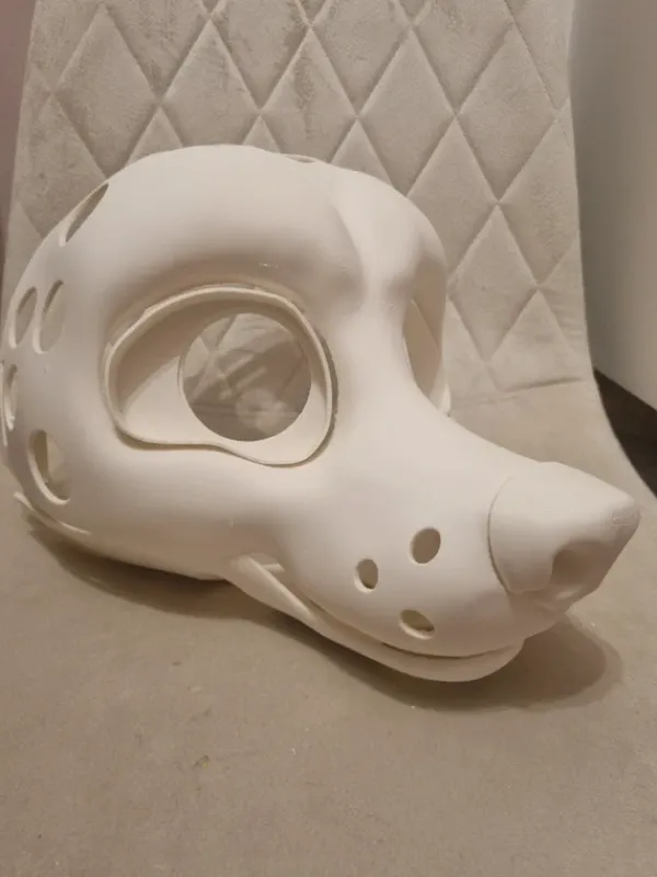 New Furry fursuit mask base cosplay head maska baza fursona therian kemono anthro dog head kostium