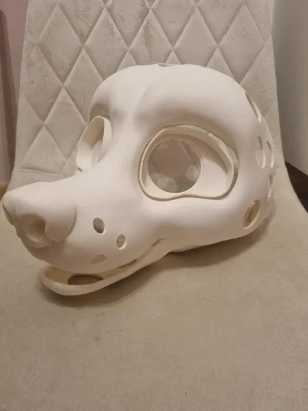 New Furry fursuit mask base cosplay head maska baza fursona therian kemono anthro dog head kostium