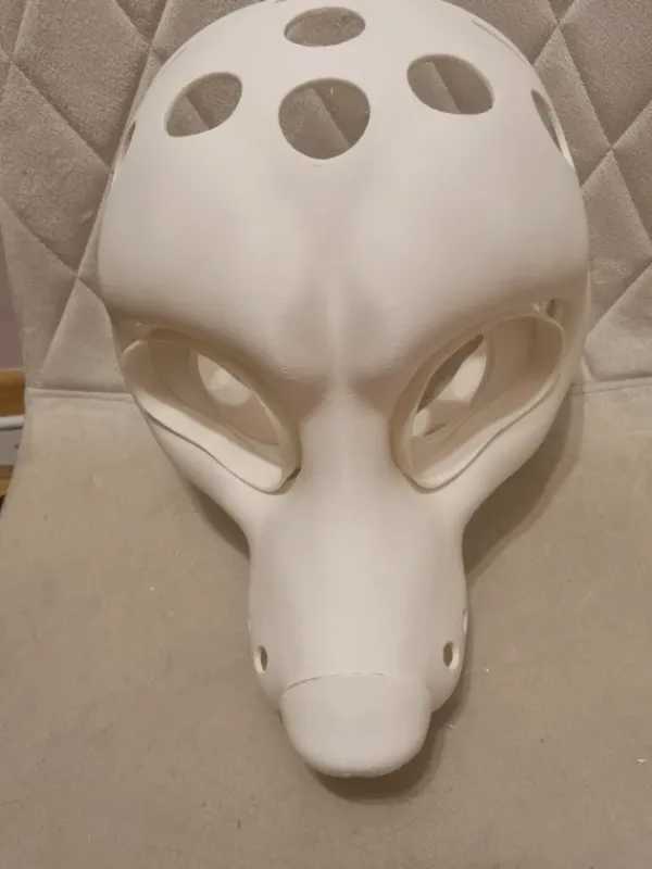 New Furry fursuit mask base cosplay head maska baza fursona therian kemono anthro dog head kostium