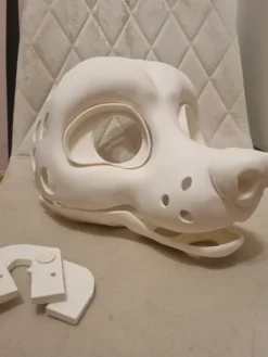 New Furry fursuit mask base cosplay head maska baza fursona therian kemono anthro dog head kostium