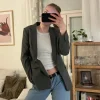 New H&M Grå blazer