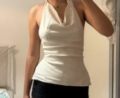 Best Missguided halterneck tie toppi