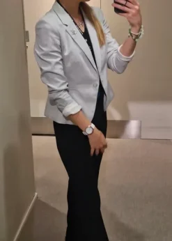 New H&M Harmaa jakku