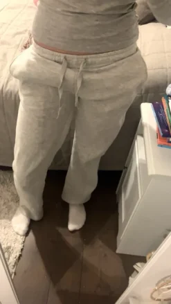 Outlet Gina Harmaat collegehousut