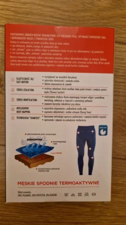 Online HiMountain męskie spodnie termoaktywne