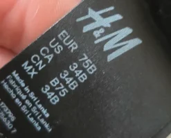 New H&M bikini yläosa