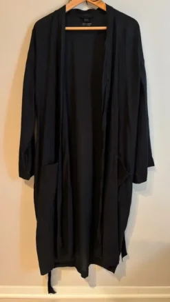 Discount H&M Home HM Home miesten pellava musta aamutakki