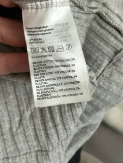 Online H&M Mama ribbi lyhyt t-paita + kynähame koko M