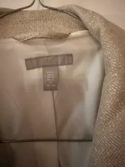 Hot H&M vaalea oversized jakku