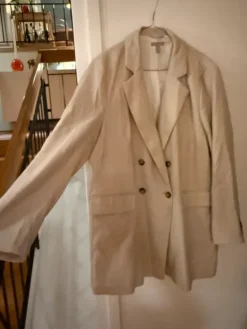 Hot H&M vaalea oversized jakku