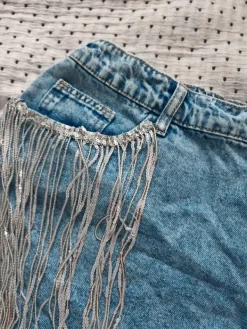 Clearance Joustavat glittershortsit