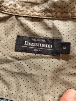 Outlet Dressmann kauluspaita, slim fit