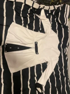 Online Kaunis valkoinenpäällys takki