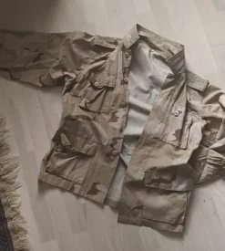 Clearance Kevyt aavikkocamo takki