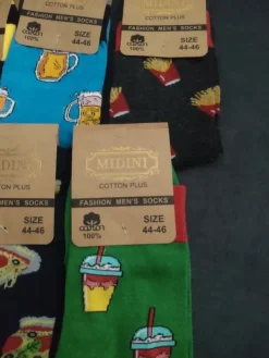 Outlet Kolorowe skarpetki męskie