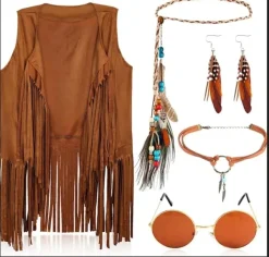 Sale Kostium hipisowski NOWY