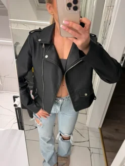 Outlet Kurtka skorzana reserved