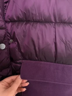 Outlet Lekka pikowana kurtka XL oversize