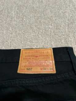 Hot Levi's Levis 501 musta W32 L34